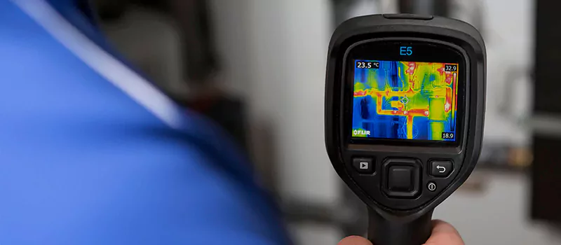 Infrared plumbing Leak Detection in Saadiyat marina district, ABD